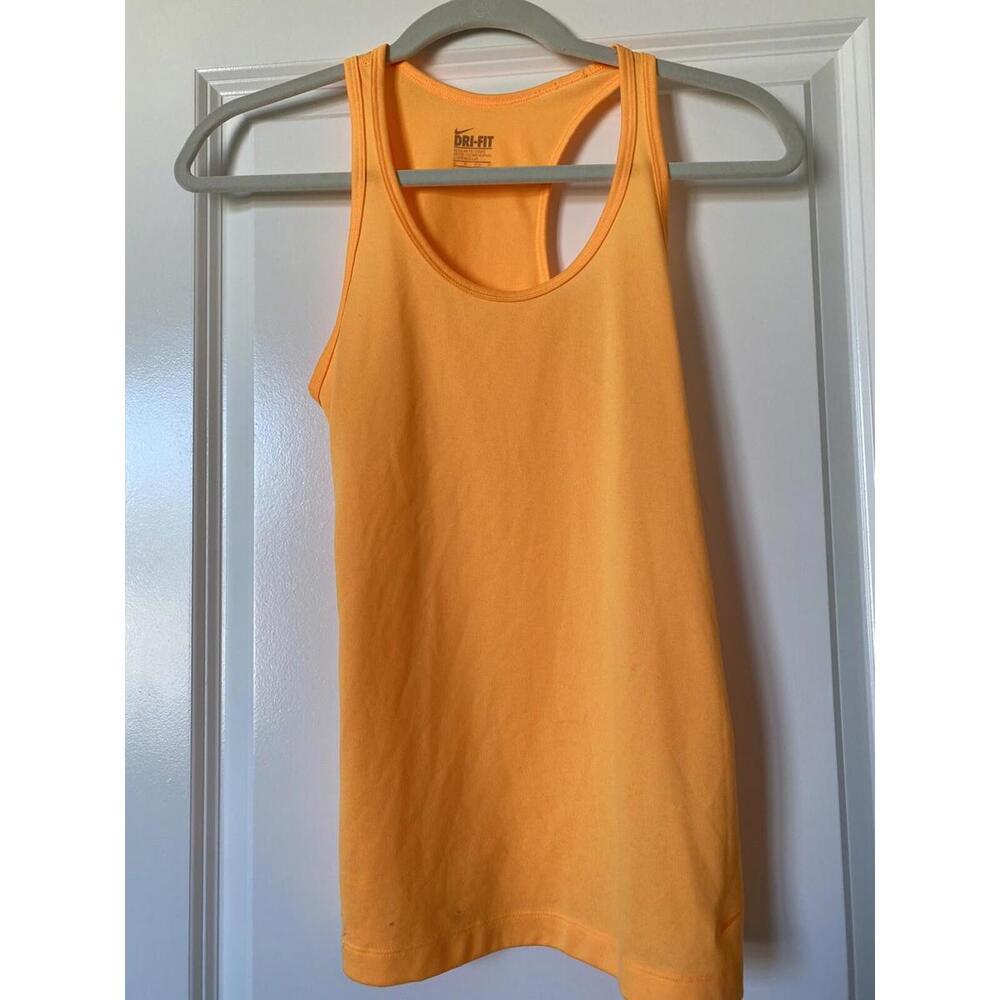 Nike Dri-Fit Neon Orange Tank Size XS